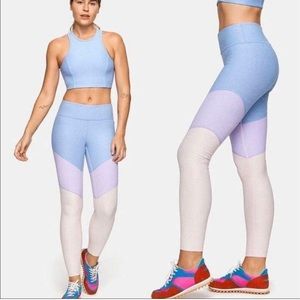 Outdoor Voices Color Block Leggings - Size Medium